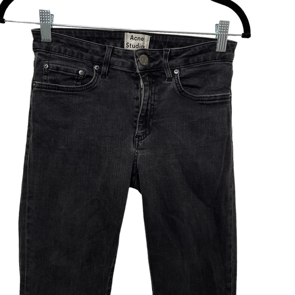 ACNE STUDIOS Style: Skin 5 Used Black Skinny Jeans Size 26 - Picture 6 of 15